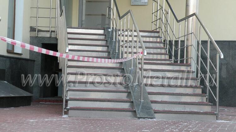 Двухмаршевые металлические лестницы - 5