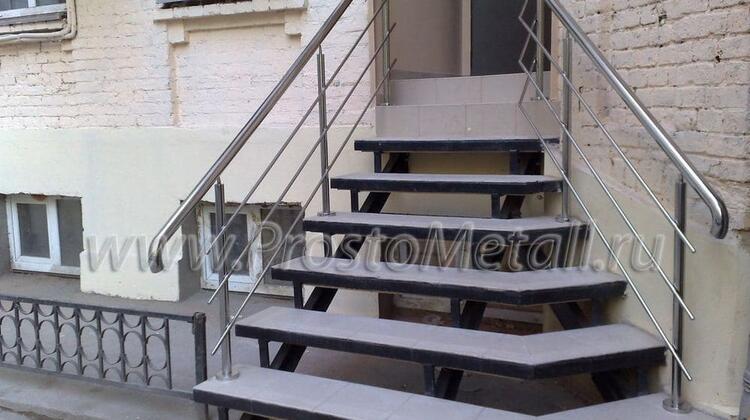 Изготовление прямых металлических лестниц - 3