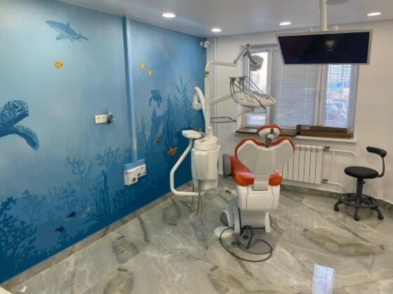 Отделочные работы в детском кабинете стоматологии г. Щербинка 1